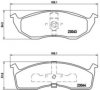 BREMBO P 11 008 Brake Pad Set, disc brake